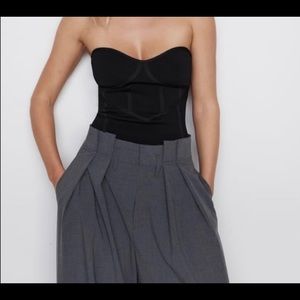 Zara strapless top